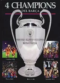 LAS 4 CHAMPIONS DEL BARÇA