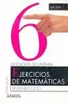 MATEMÁTICAS, ESO, 2 CICLO, OPCIÓN A. EJERCICIOS 6