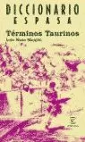 DIC.TERMINOS TAURINOS