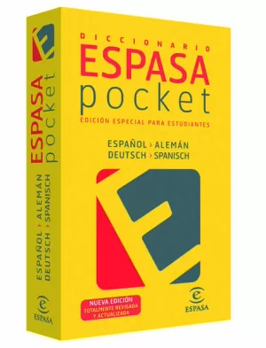 DICC. ESPASA POCKET ESPAÑOL- ALEMÁN