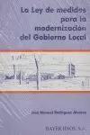 LEY DE MEDIDAS PARA LA MODERNIZACION DEL GOBIERNO