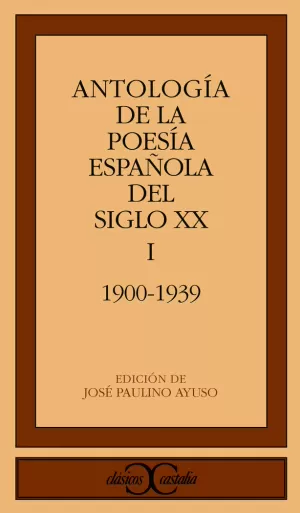 ANTOLOGIA POESIA ESPAÑOLA S.XX