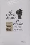 CRITICA DE ARTE EN ESPAÑA 1939-1976