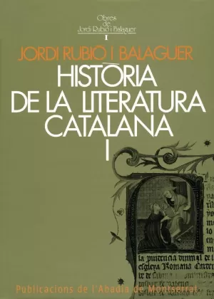 HISTORIA LITERATURA CATALANA 1