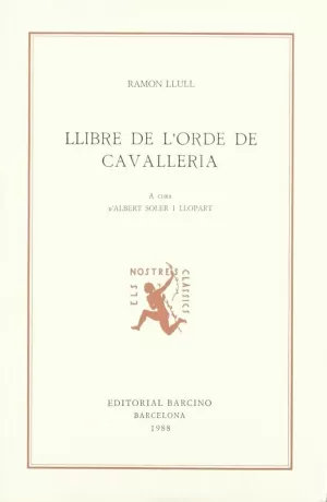 LLIBRE DE L'ORDE DE CAVALLERIA