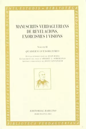 MANUSCRITS VERDAGUERIANS II
