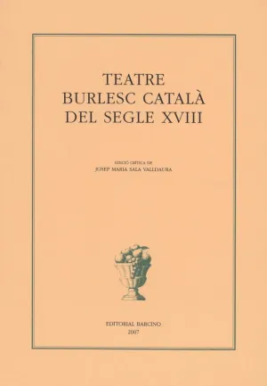 TEATRE BURLESC CATALA S.XVIII