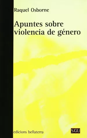 APUNTES SOBRE VIOLENCIA DE GÉNERO