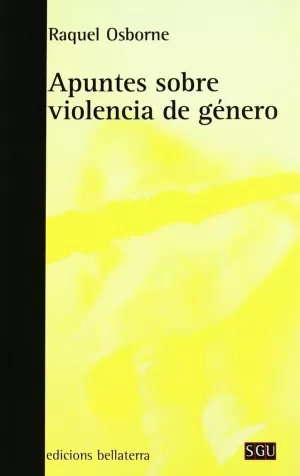 APUNTES SOBRE VIOLENCIA DE GÉNERO APUNTES SOBRE VIOLENCIA DE GÉNERO