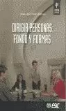 DIRIGIR PERSONAS FONDO Y FORMAS