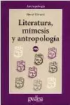 LITERATURA MIMESIS Y ANTROPOLO