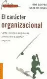 CARACTER ORGANIZACIONAL,EL