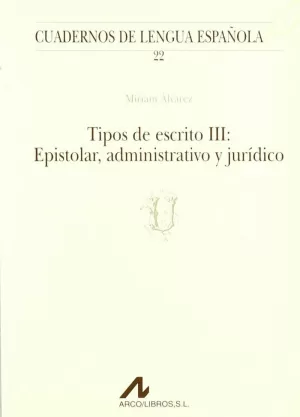 TIPOS DE ESCRITO III ESPISTOLA