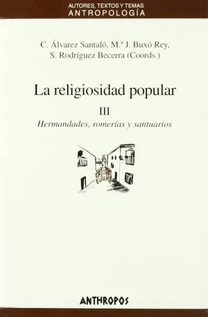 RELIGIOSIDAD POPULAR III, LA