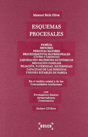 ESQUEMAS PROCESALES.FAMILIA,MENORES,PERS.MAYORES +