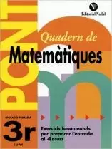 PONT, MATEMÀTIQUES, 3 EDUCACIÓ PRIMÀRIA