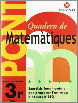 PONT, MATEMÀTIQUES, 3 ESO PONT, MATEMÀTIQUES, 3 ESO