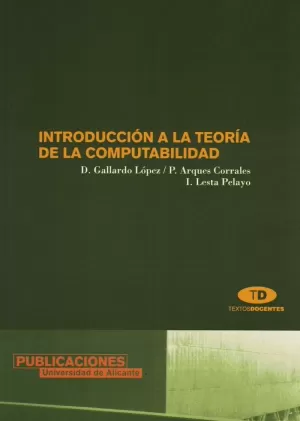 INTRODUCCION A LA TEORIA COMPUTABILIDAD