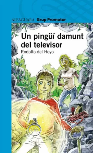 UN PINGÜÍ DAMUNT DEL TELEVISOR