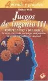 JUEGOS DE INGENIO III