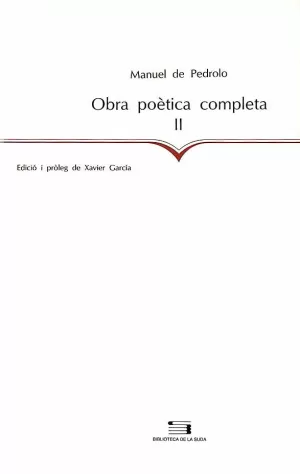 OBRA POETICA COMPLETA I 2 VOLU