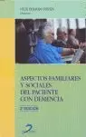 ASPECTOS FAMILIARES Y SOCIALES DEL PACIENTE CON DE