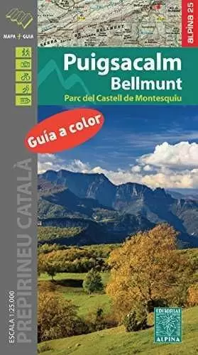 PUIGSACALM BELLMUNT 1:25.000 -ALPINA