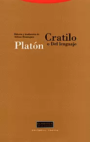 CRATILO O DEL LENGUAJE CLA CRATILO O DEL LENGUAJE CLA