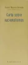 CARTA SOBRE NACIONALISMOS