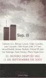 MUNDO DESPUES DEL 11 DE SEPTIEMBRE MUNDO DESPUES DEL 11 DE SEPTIEMBRE