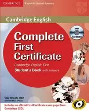 COMPLETE FIRST CERTIFICATE FOR SPANISH SPEAKERS STUDENT'S BOOK WITH ANSWERS WITH