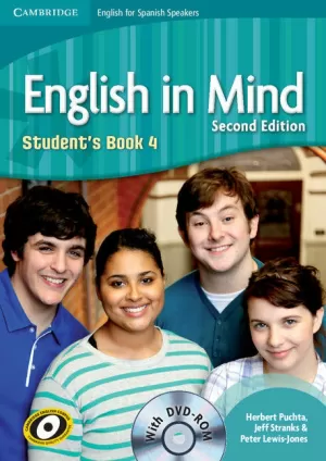 ENGLISH IN MIND 4 STUDENTS BOOK + DVD