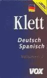 DICC.VOX KLET ALEMAN-ESPAÑOL DICC.VOX KLET ALEMAN-ESPAÑOL