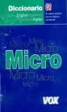 DICCIONARIO MICRO INGLES - ESPAÑOL DICCIONARIO MICRO INGLES - ESPAÑOL