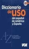 DICCIONARIO USO ESPAÑOL AMERICA Y ESPAÑA CD ROM