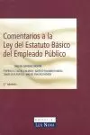 COMENTARIOS A LA LEY DEL ESTATUTO BÁSICO DEL EMPLEADO PÚBLICO