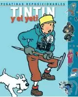 TINTIN Y EL YETI -PEGATINAS