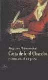 CARTA DE LORD CHANDOS
