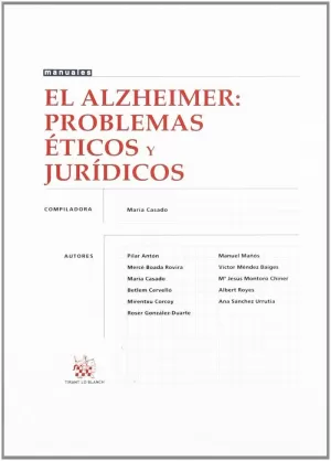 ALZHEIMER PROBLEMAS ETICOS Y JURIDICOS