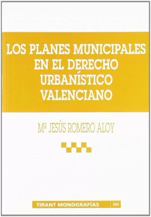 PLANES MUNICIPALES DERECHO URBANISTICO VALENCIANO