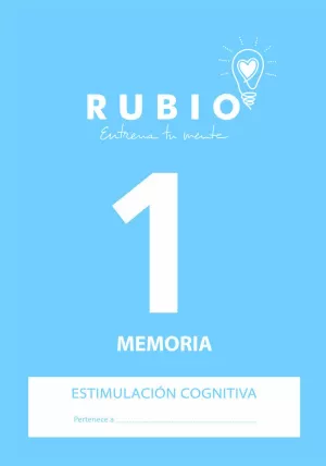 ESTIMULACIÓN COGNITIVA: MEMORIA 1