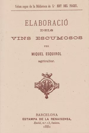 ELABORACIO DELS VINS ESCUMOSOS