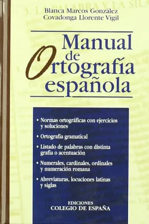 MANUAL DE ORTOGRAFIA ESPAÑOLA