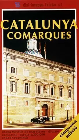 CATALUNYA COMARQUES MAPA TURIS