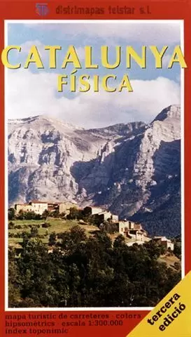 CATALUNYA FISICA MAPA
