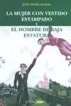MUJER CON VESTIDO ESTAMPADO  Y EL HOMBRE DE BAJA .