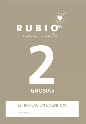 ESTIMULACIÓN COGNITIVA: GNOSIAS 2 ESTIMULACIÓN COGNITIVA: GNOSIAS 2