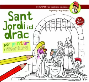 SANT JORDI I EL DRAC PER PINTAR I ESCRIURE