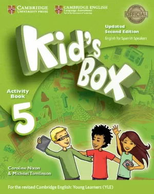 KID'S BOX 5 PRIMARY WORKBOOK WITH CDROM AND HOME BOOKLET 2 UPDATED SPANISH EDITI