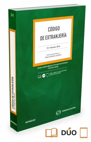 CÓDIGO DE EXTRANJERÍA (PAPEL + E-BOOK)